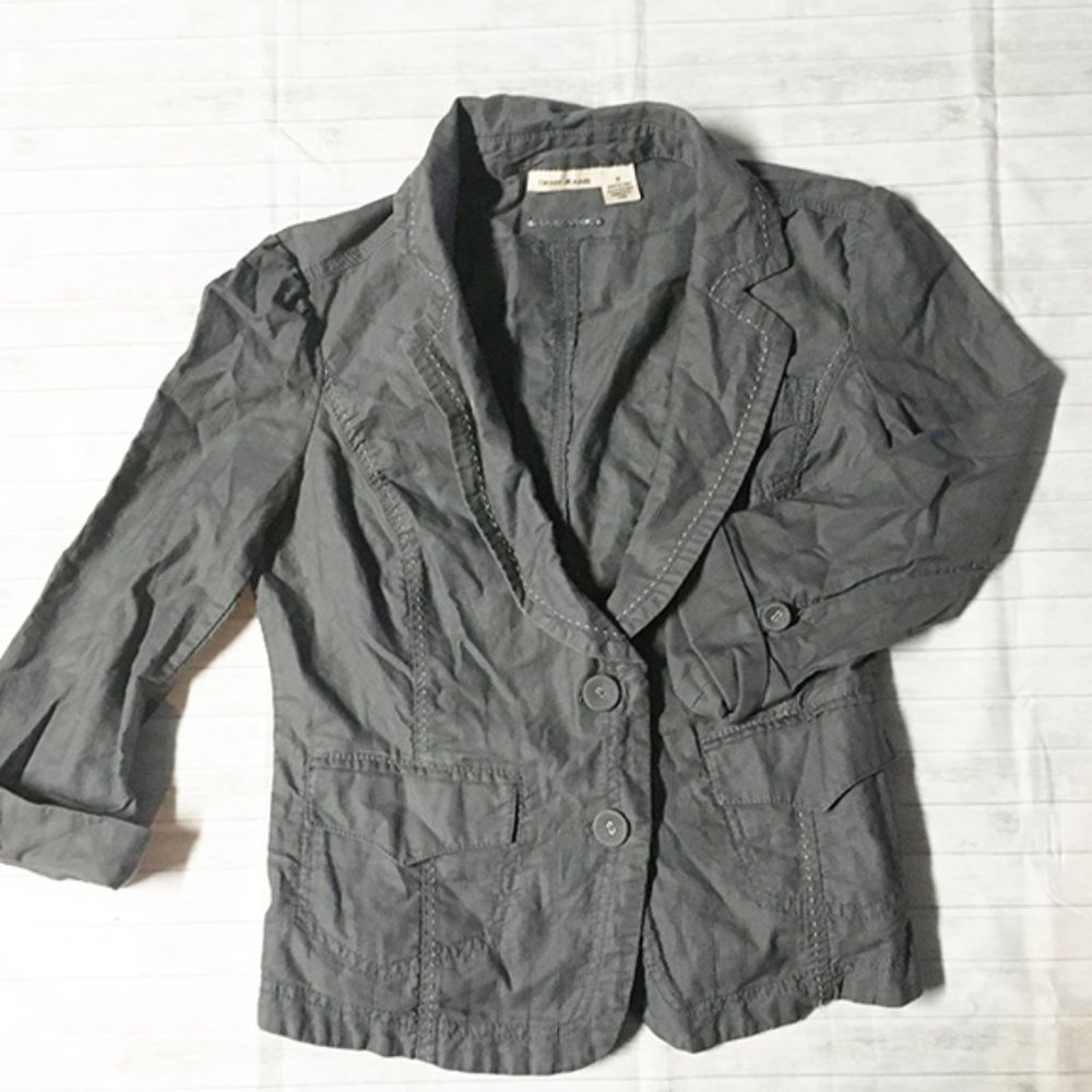 DKNY Contrast Stitch Blazer